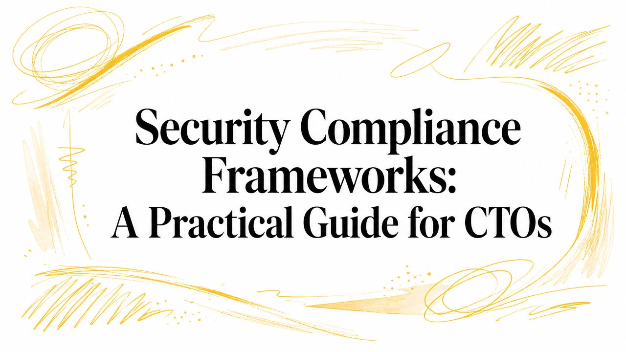 Security Compliance Frameworks: A Practical Guide for CTOs