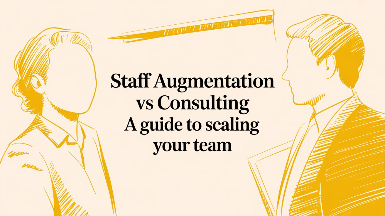Staff Augmentation Vs Consulting A Guide to Scaling Your Team