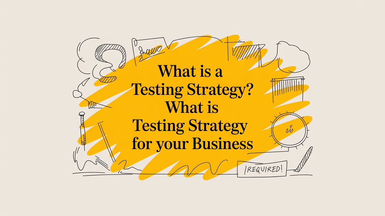 What is a Testing Strategy? what is testing strategy for your business
