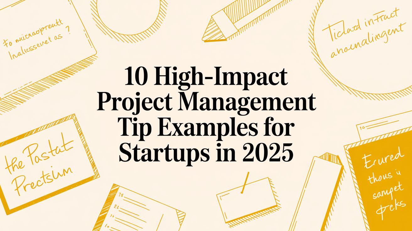 10 High-Impact Project Management Tip Examples for Startups in 2025