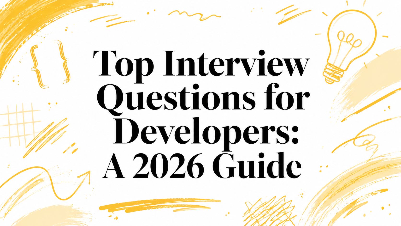 Top Interview Questions for Developers: A 2026 Guide