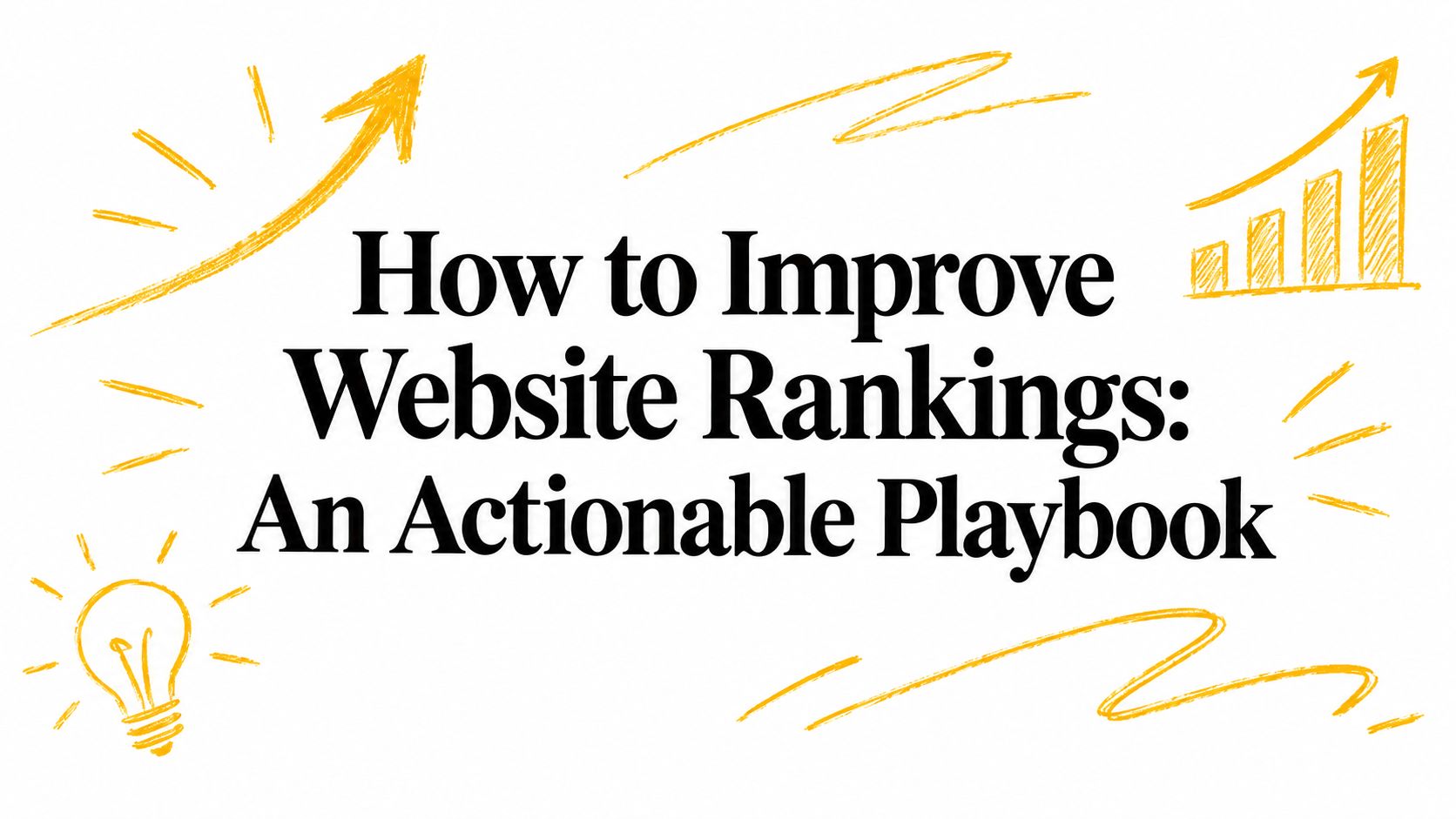 How to Improve Website Rankings: An Actionable Playbook