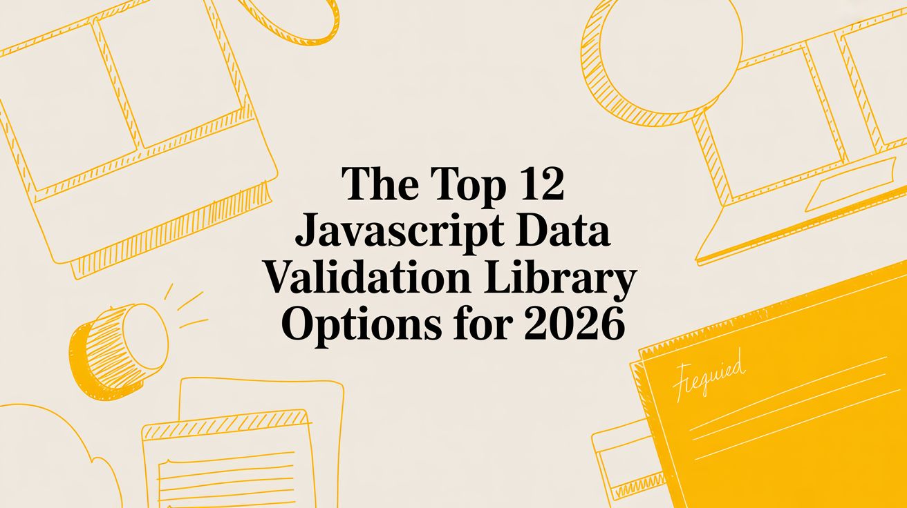 The Top 12 JavaScript Data Validation Library Options for 2026