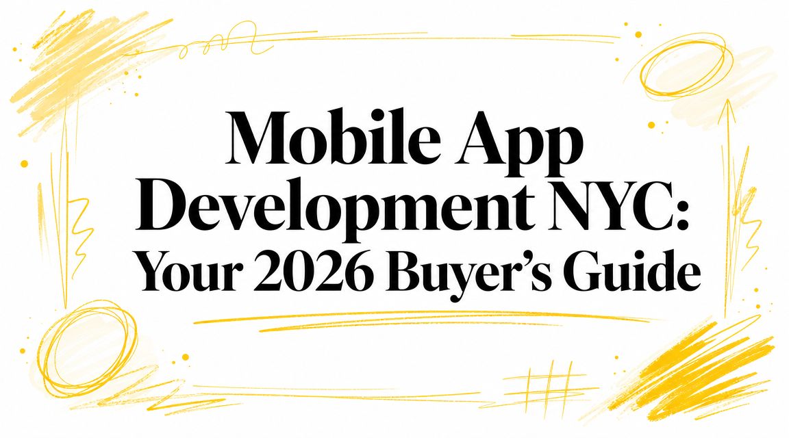 Mobile App Development NYC: Your 2026 Buyer's Guide