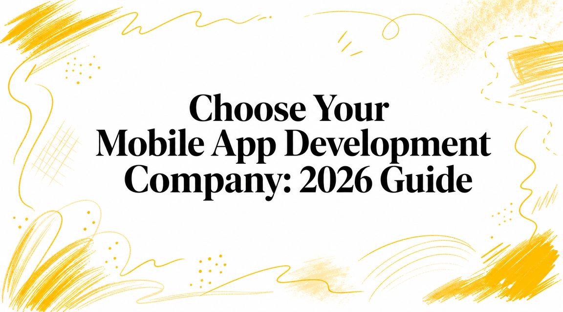 Choose Your Mobile App Development Company: 2026 Guide