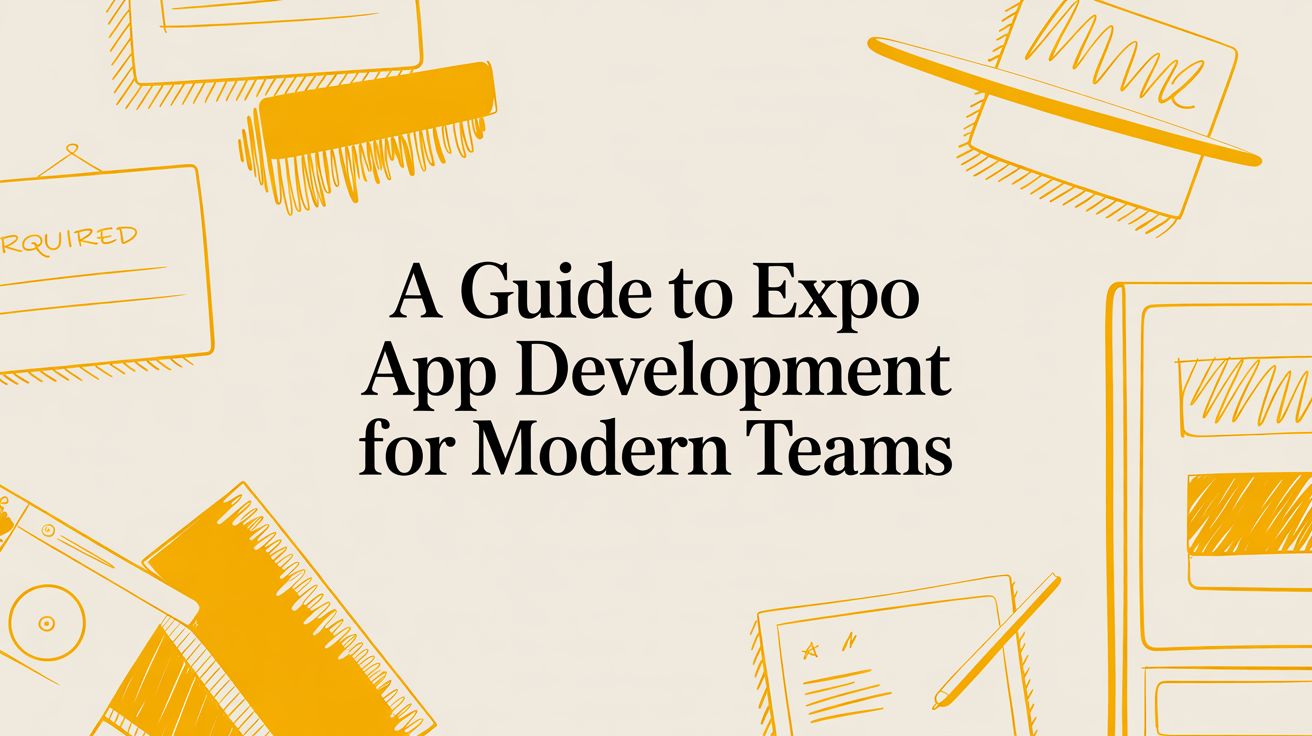 A Guide to Expo App Development for Modern Teams