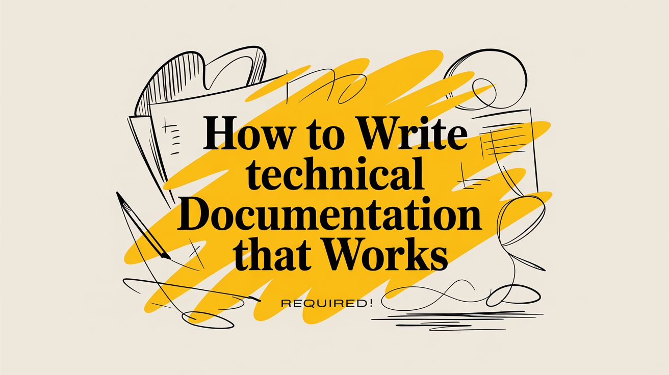 How to Write Technical Documentation That Works