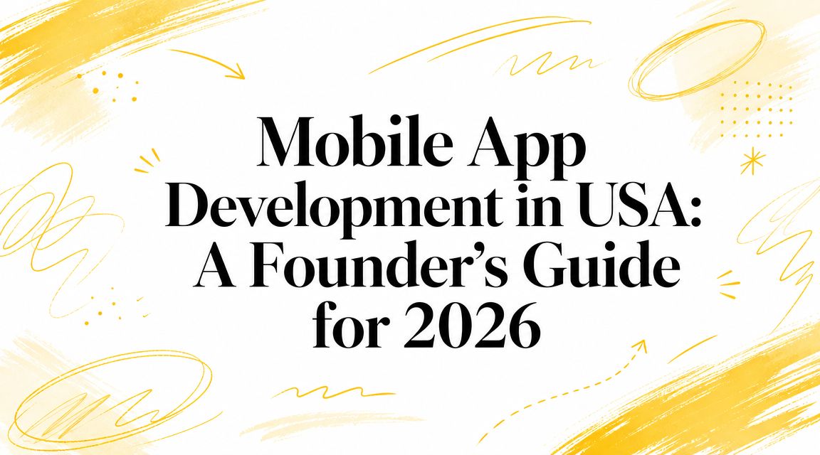 Mobile App Development in USA: A Founder's Guide for 2026