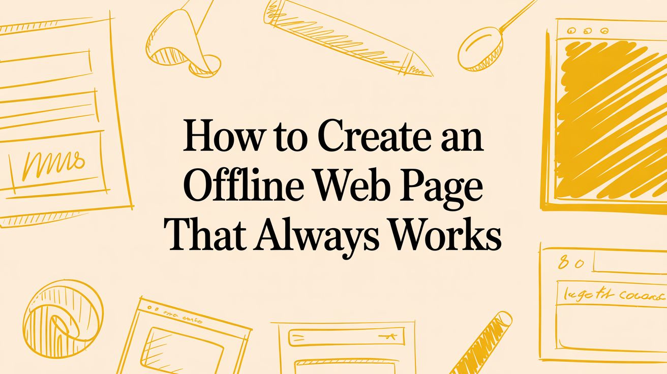 How to Create an Offline Web Page That Always Works