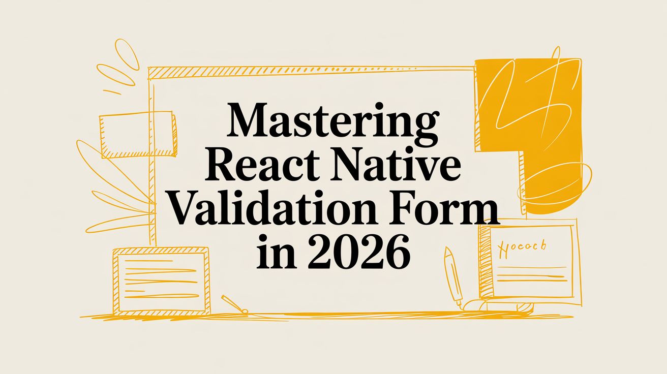 Mastering React Native Validation Form in 2026