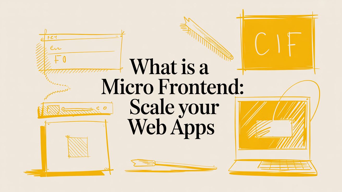 What is a Micro Frontend: Scale Your Web Apps