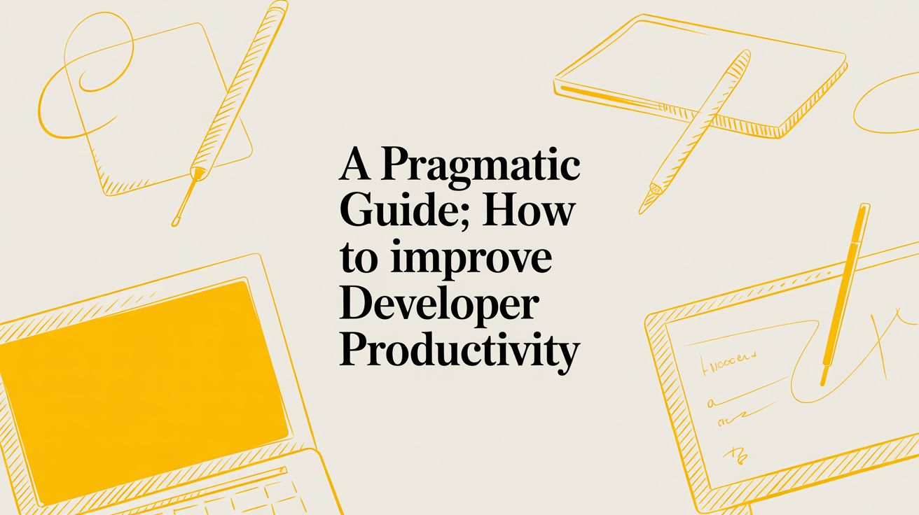 A Pragmatic Guide: how to improve developer productivity