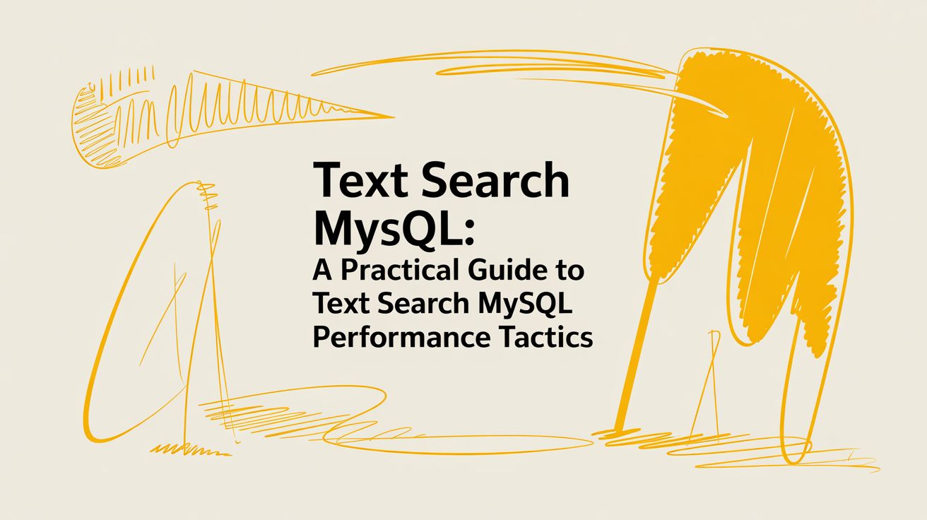 Text Search MySQL: A Practical Guide to text search mysql Performance Tactics