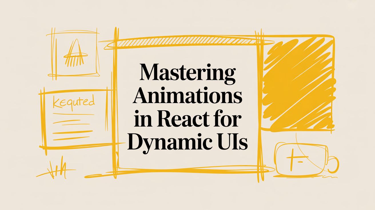 Mastering Animations in React for Dynamic UIs
