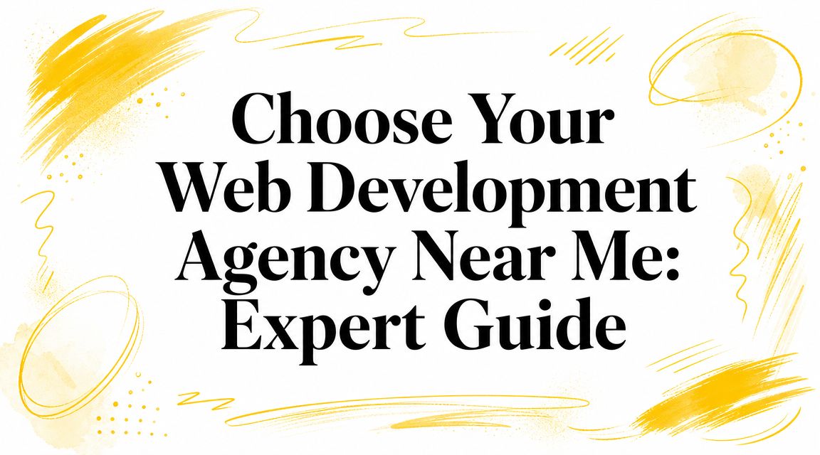 Choose Your Web Development Agency Near Me: Expert Guide