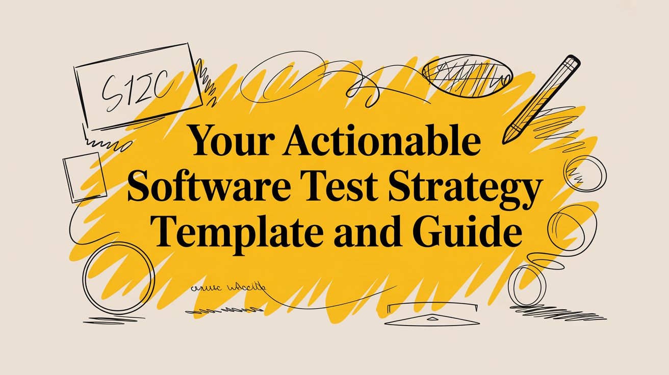 Your Actionable Software Test Strategy Template And Guide