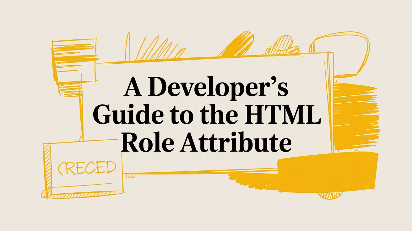 A Developer's Guide to the HTML Role Attribute